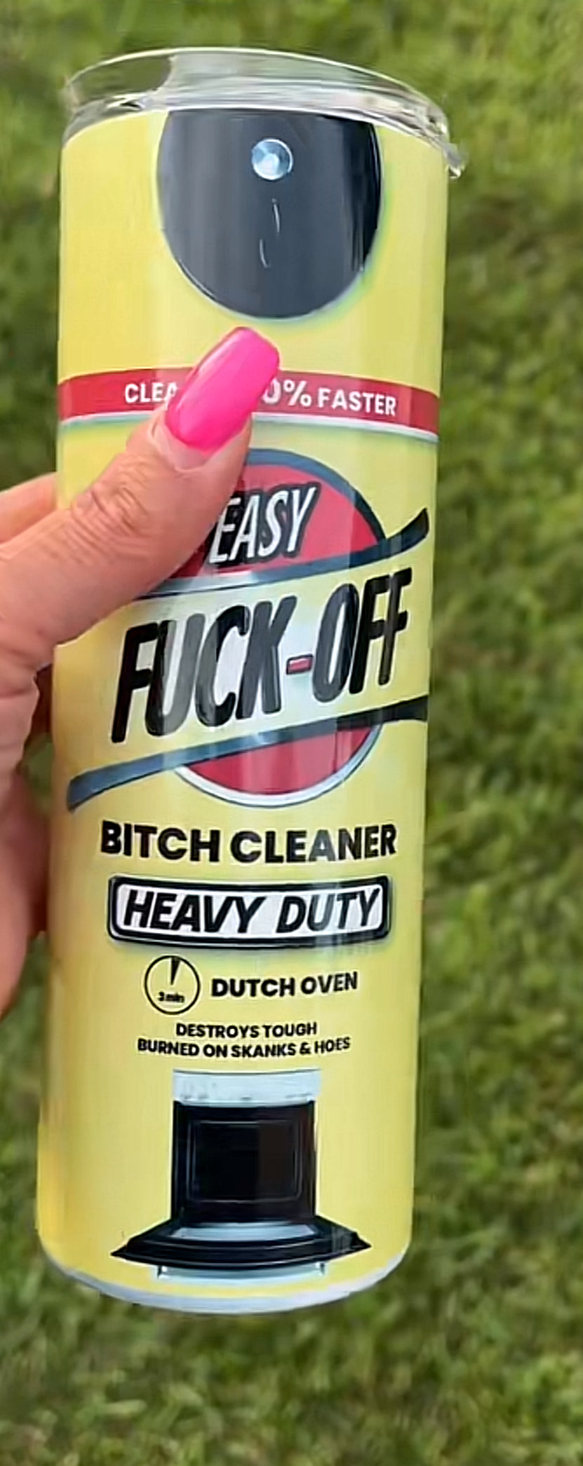 Easy Fu@k off tumbler