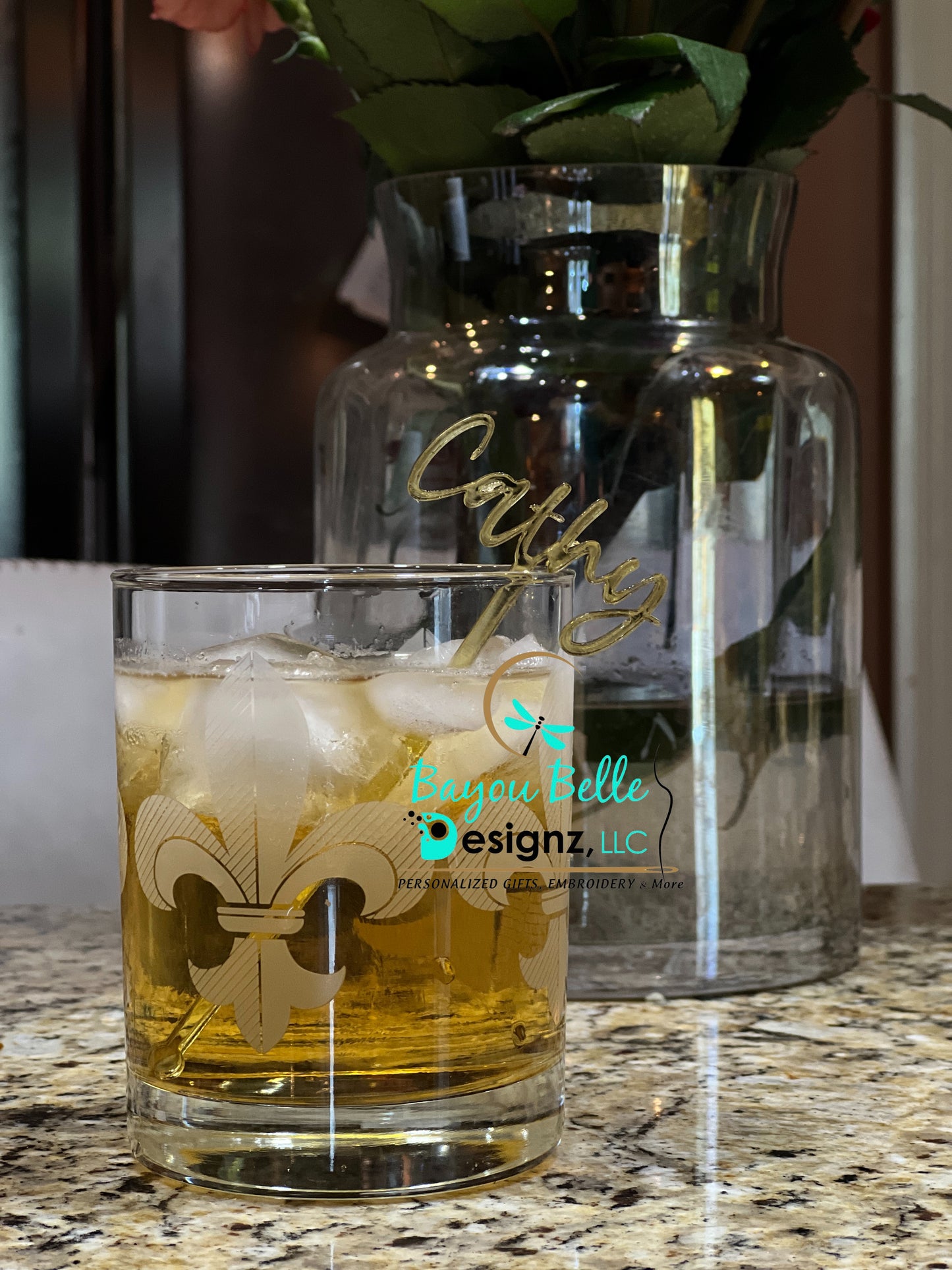 Personalized Acrylic Name Drink Stir Sticks, Stirrers, Name Sticks for Drinks