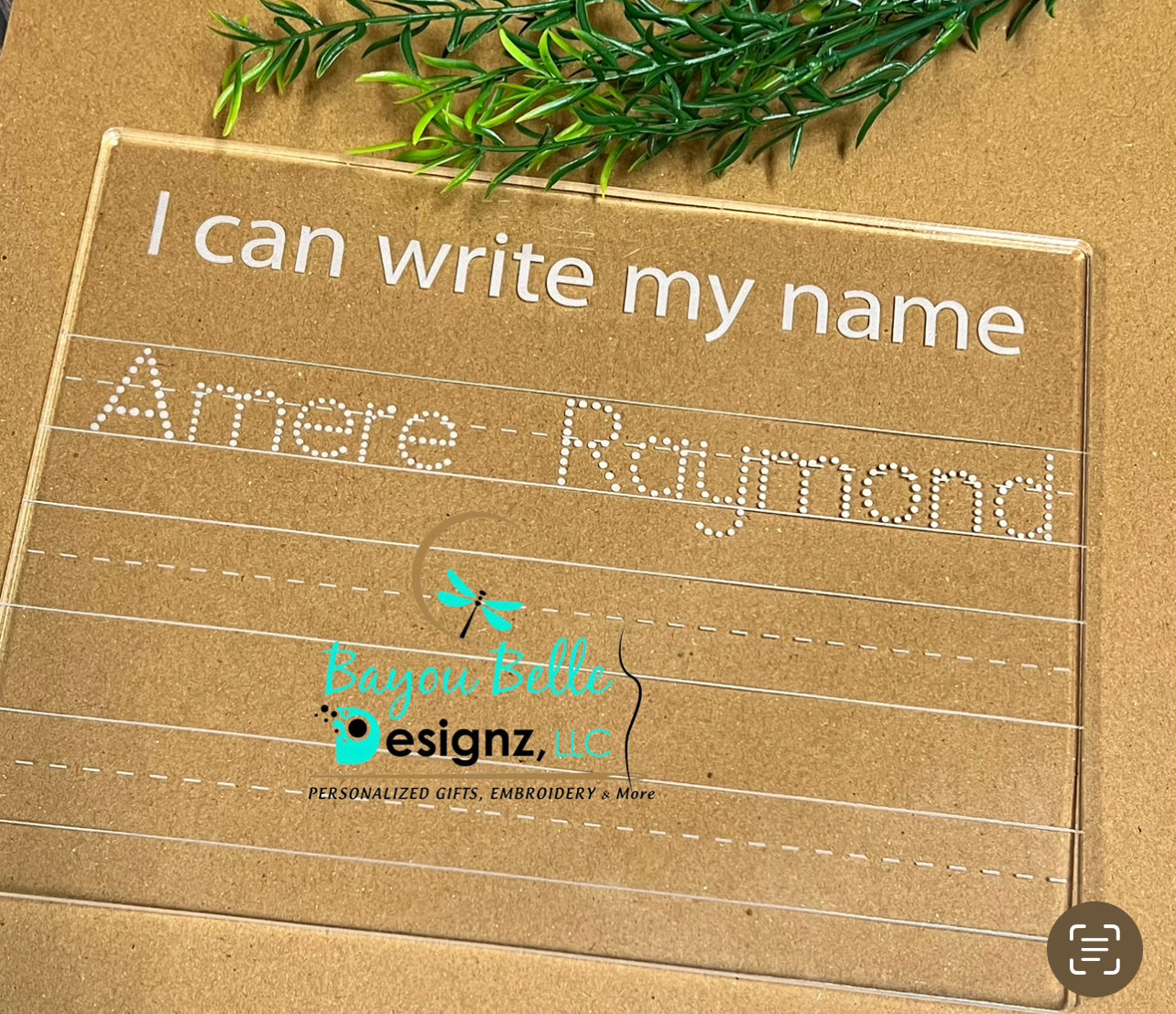 Personalized-Write My Name Board