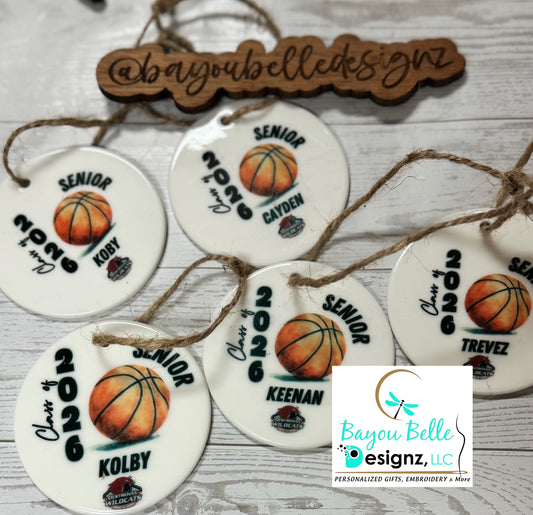 Senior Basketball Team Ornament Keepsakes - Graduation