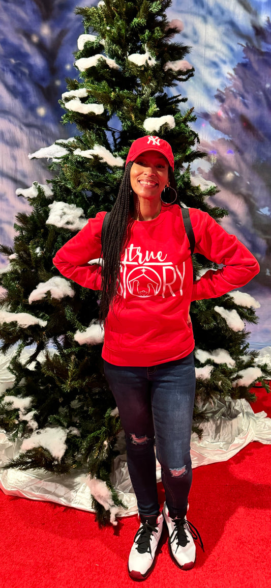 True Story Nativity Xmas Sweatshirt