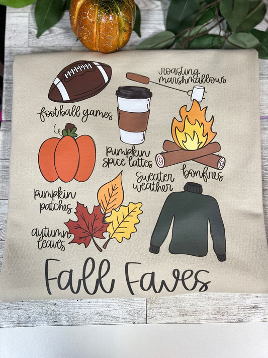 Fall Faves Unisex Crewneck Sweatshirt