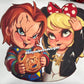 Baby Chucky & Tiffany Killer Couple Unisex Cotton Crew