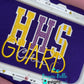 CUSTOM APPLIQUÉ SCHOOL TEAM/CLUB SPIRIT SWEATSHIRT- PERSONALIZED WITH SCHOOL INITIALS