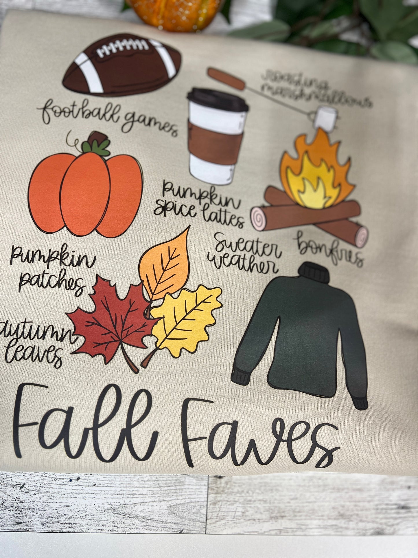 Fall Faves Unisex Crewneck Sweatshirt