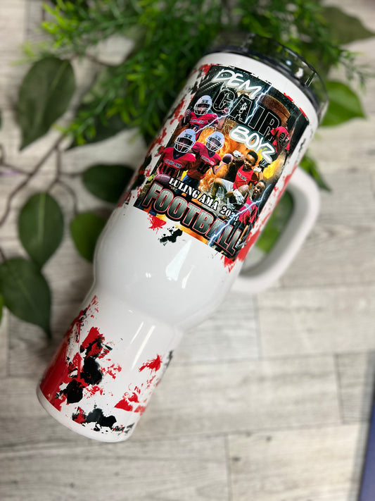 40 Oz Stanley Inspired Style, 40 Oz tumbler - Personalized/Customized to your request