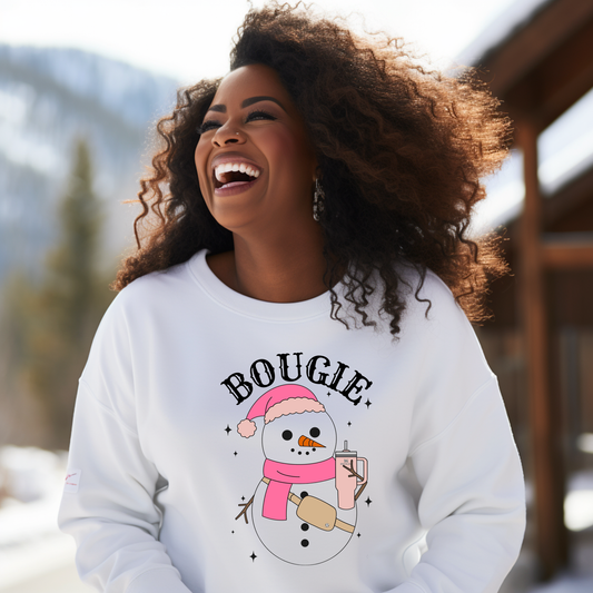 Bougie Snowman Sweatshirt , Stanley Bougie Snowman Sweatshirt