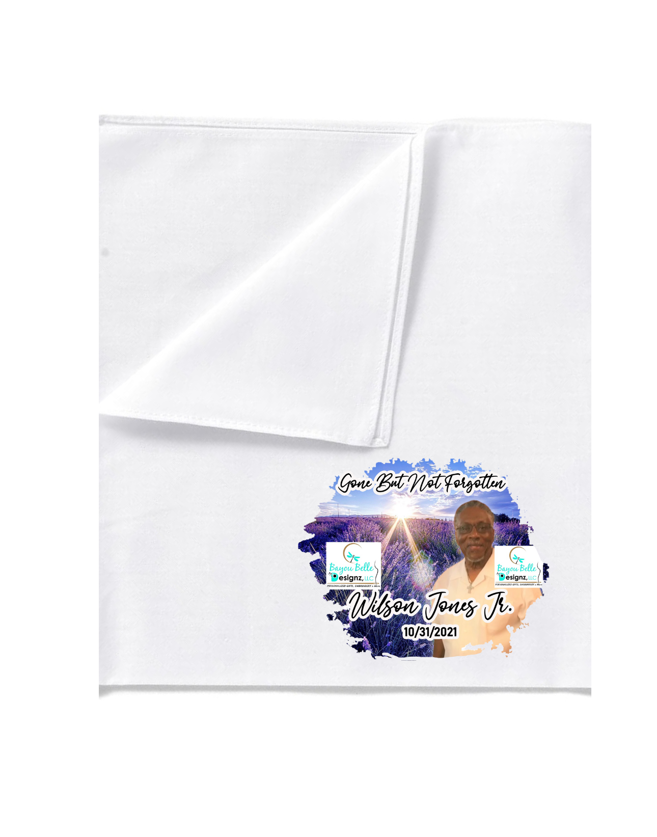 Memorial Handkerchief- SOLD BY DOZEN