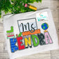 Teacher Alphabet T-shirt- Personalized