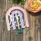 Oh Baby Boho Rainbow Cake topper