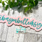 ACRYLIC- Physical Watermark -Social Media Watermark