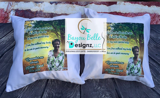 Personalized Memorial Pillow