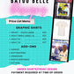 Custom Personalized Birthday Shirts/Character Party Designs