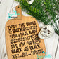Seasonal- Hocus Pocus -Twist the Bones Cutting Board