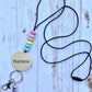 Personalized Beaded Lanyard- Custom Teacher Appreciation Gift
