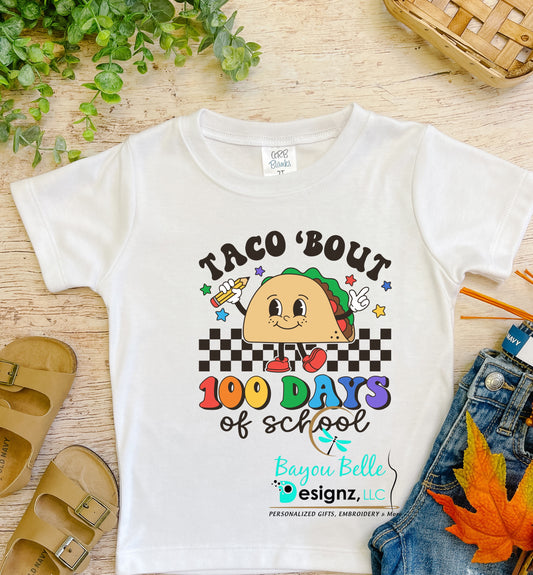 100 days of school shirts