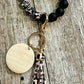 Silicone wristlet keychain