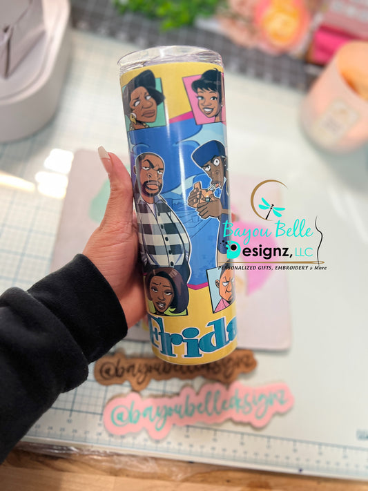 FRIDAY- Skinny Tumbler