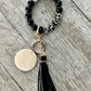 Silicone wristlet keychain