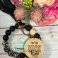 Silicone wristlet keychain